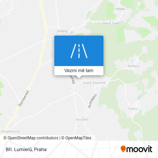 Bří. Lumierů mapa