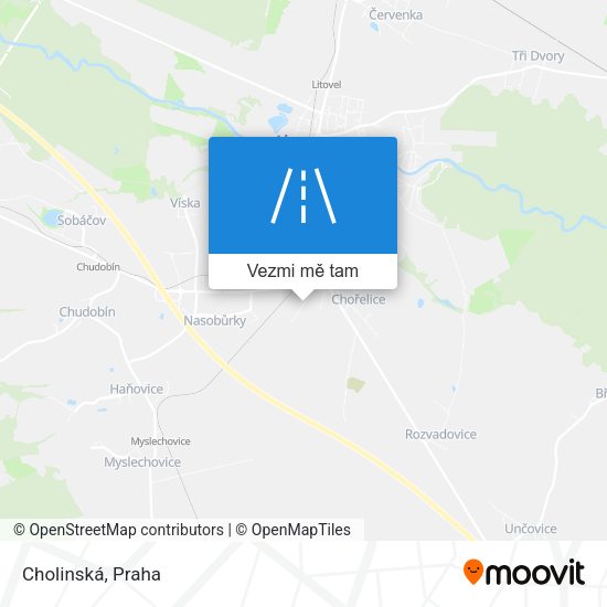 Cholinská mapa