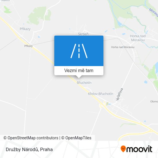 Družby Národů mapa