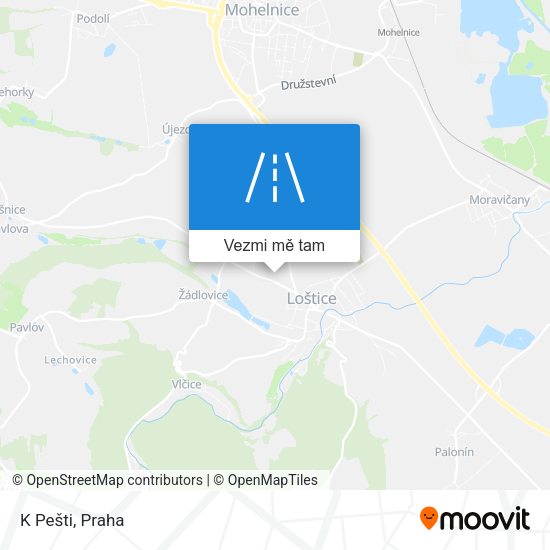 K Pešti mapa