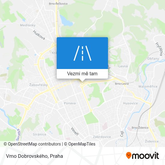 Vmo Dobrovského mapa