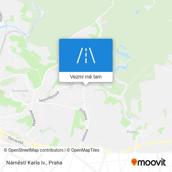 Náměstí Karla Iv. mapa