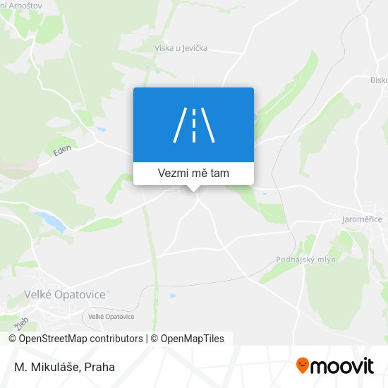 M. Mikuláše mapa