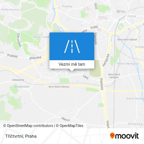 Tříčtvrtní mapa
