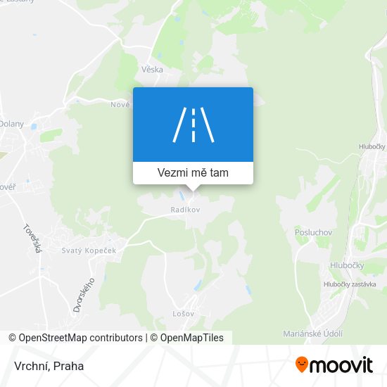 Vrchní mapa