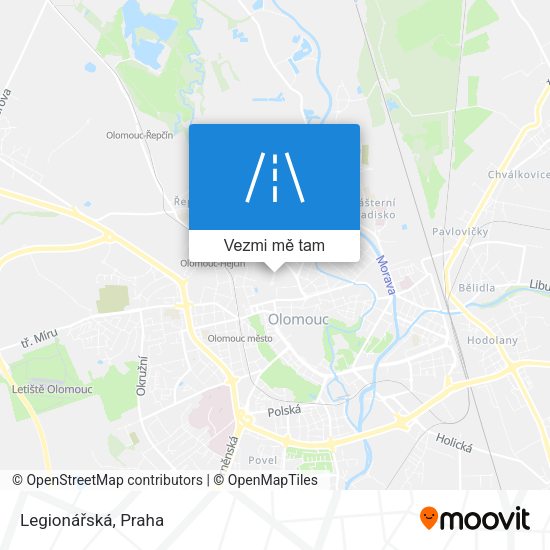 Legionářská mapa