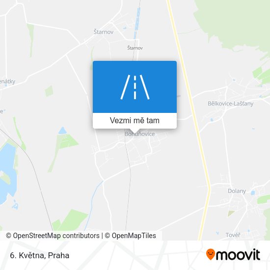6. Května mapa