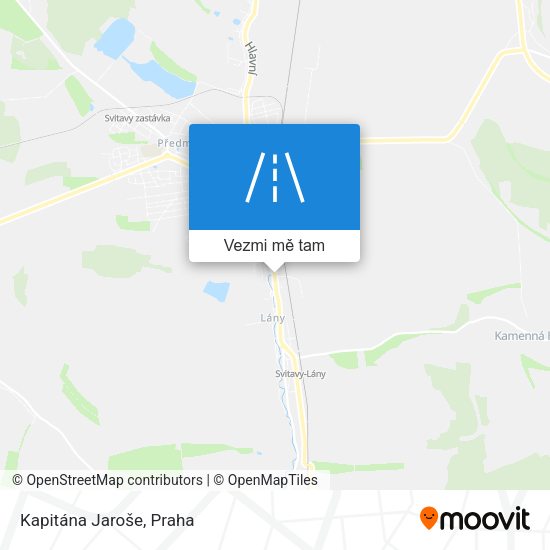 Kapitána Jaroše mapa