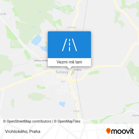 Vrchlického mapa