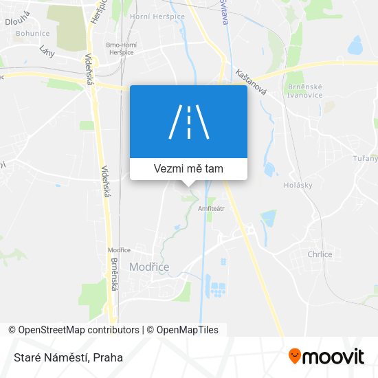 Staré Náměstí mapa