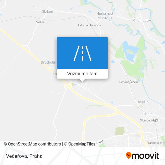 Večeřova mapa