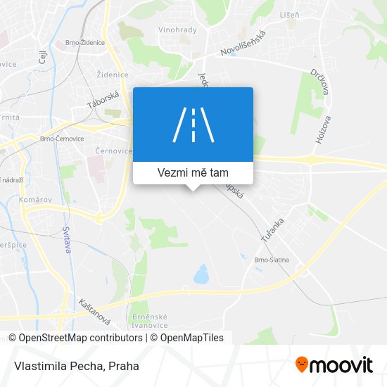 Vlastimila Pecha mapa