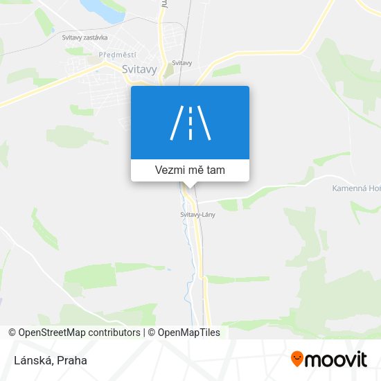Lánská mapa