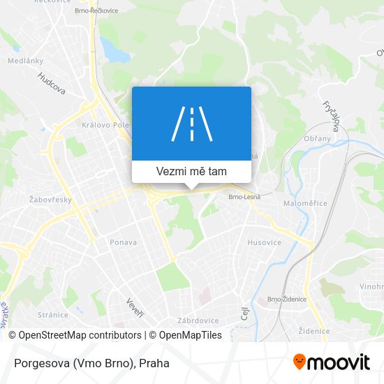 Porgesova (Vmo Brno) mapa