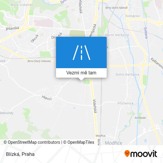 Blízká mapa