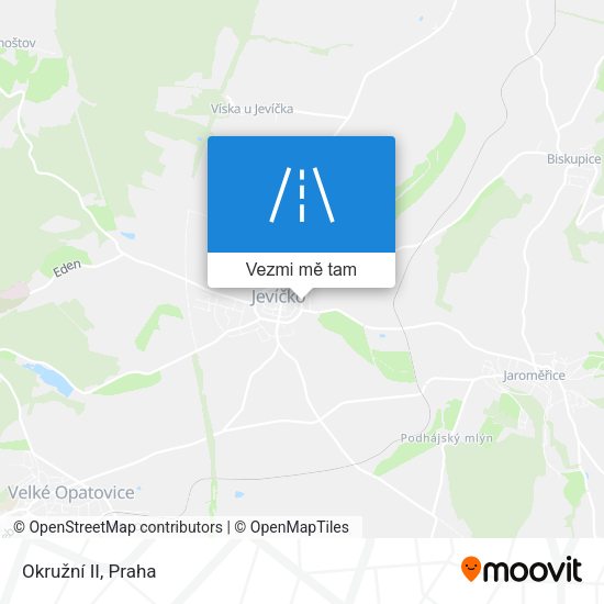 Okružní II mapa