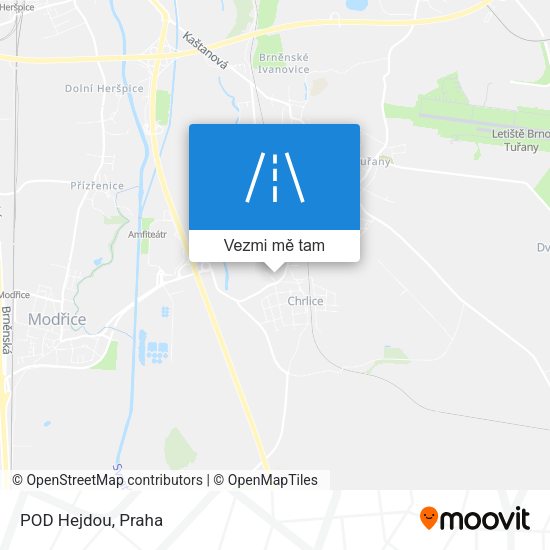 POD Hejdou mapa