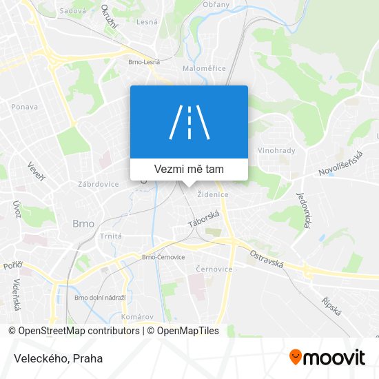 Veleckého mapa