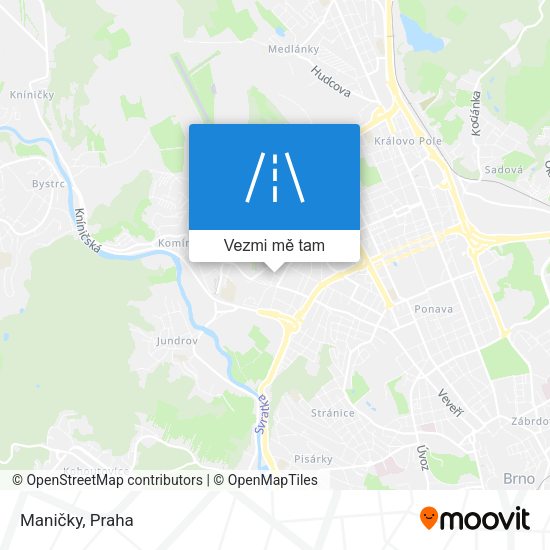 Maničky mapa
