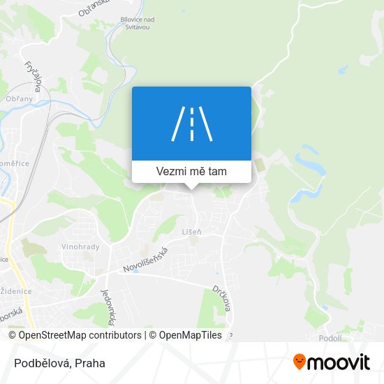 Podbělová mapa