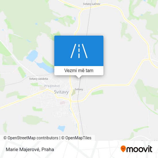 Marie Majerové mapa