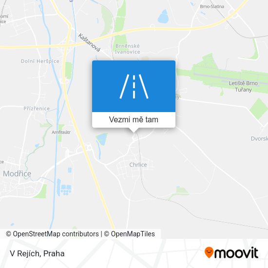 V Rejích mapa