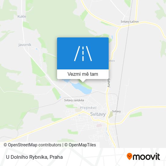 U Dolního Rybníka mapa