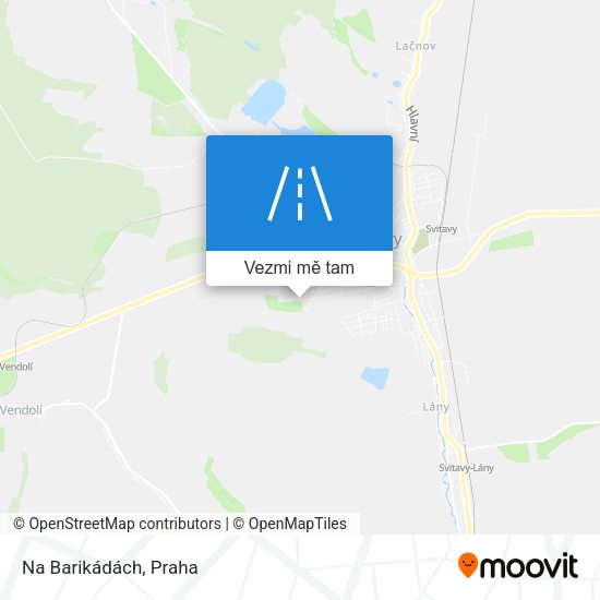 Na Barikádách mapa