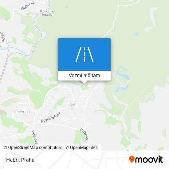 Habří mapa
