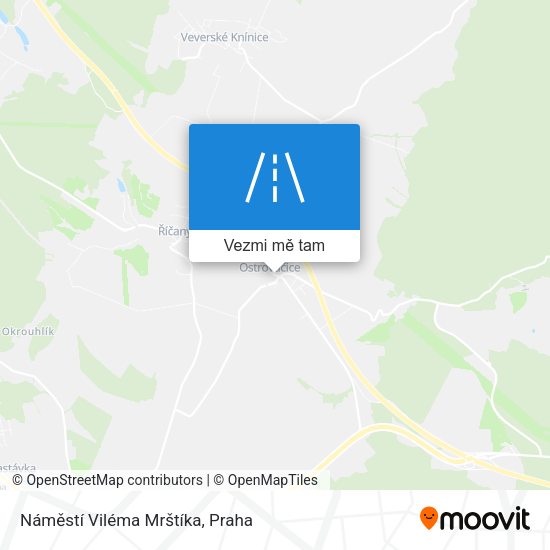 Náměstí Viléma Mrštíka mapa