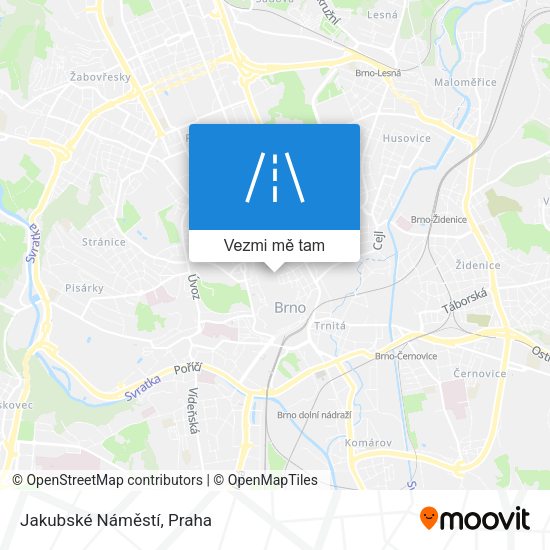 Jakubské Náměstí mapa