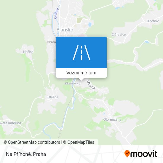 Na Příhoně mapa