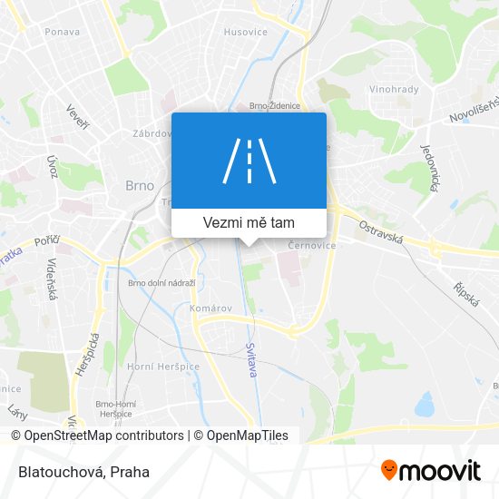 Blatouchová mapa