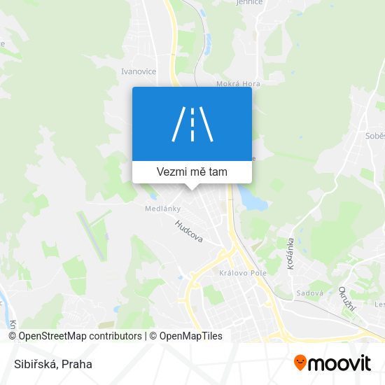 Sibiřská mapa