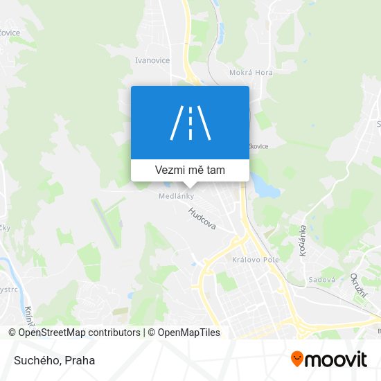 Suchého mapa