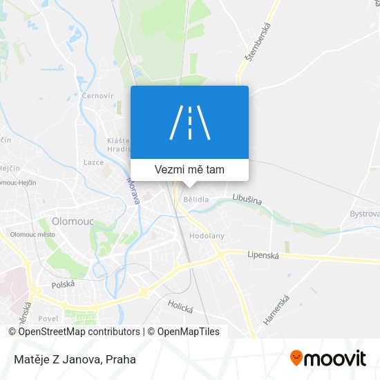 Matěje Z Janova mapa