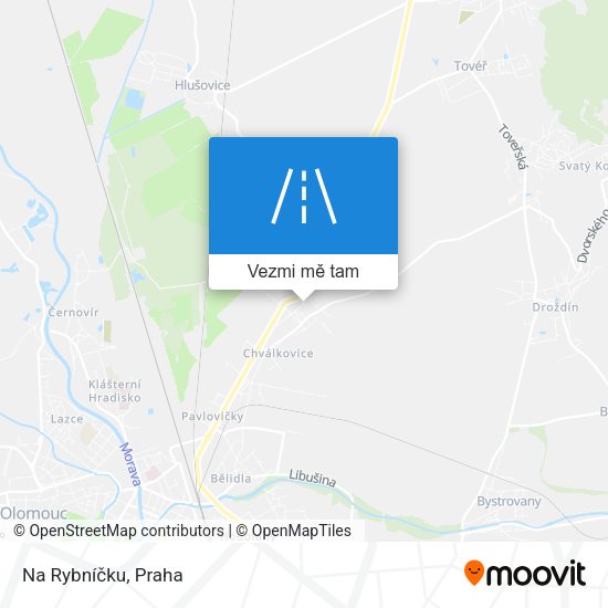Na Rybníčku mapa