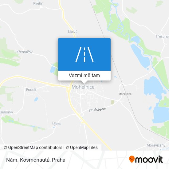 Nám. Kosmonautů mapa