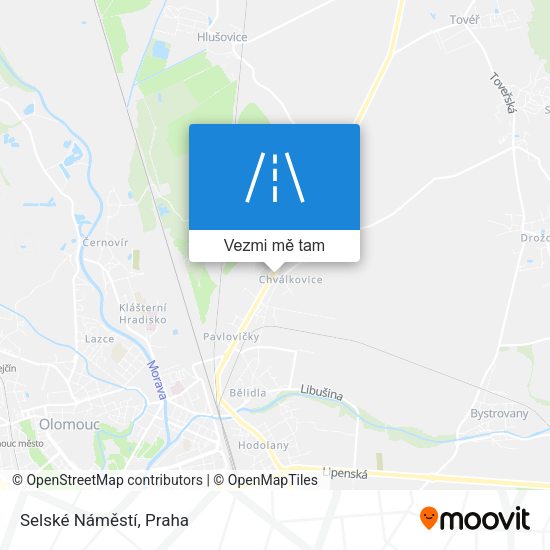 Selské Náměstí mapa