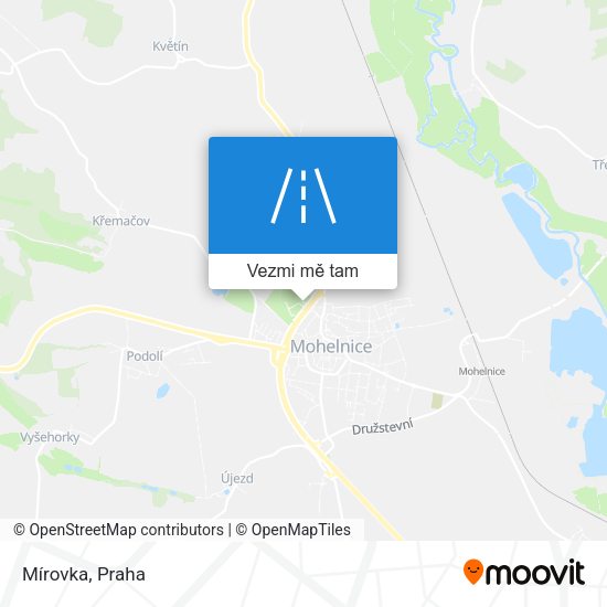 Mírovka mapa