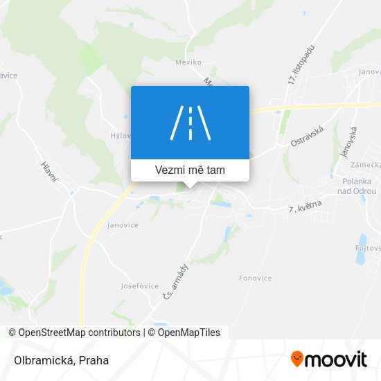 Olbramická mapa
