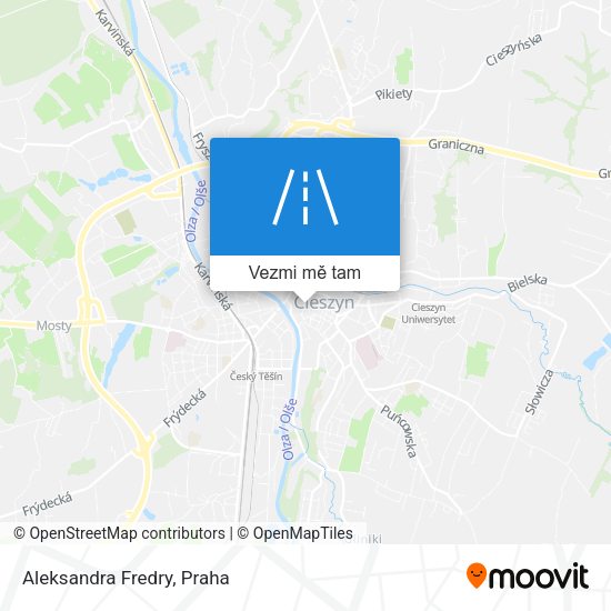 Aleksandra Fredry mapa