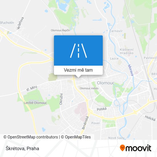 Škrétova mapa
