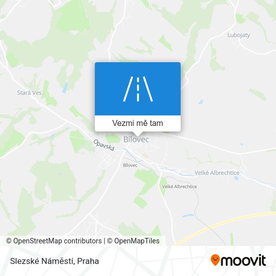 Slezské Náměstí mapa