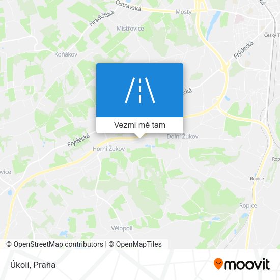 Úkolí mapa
