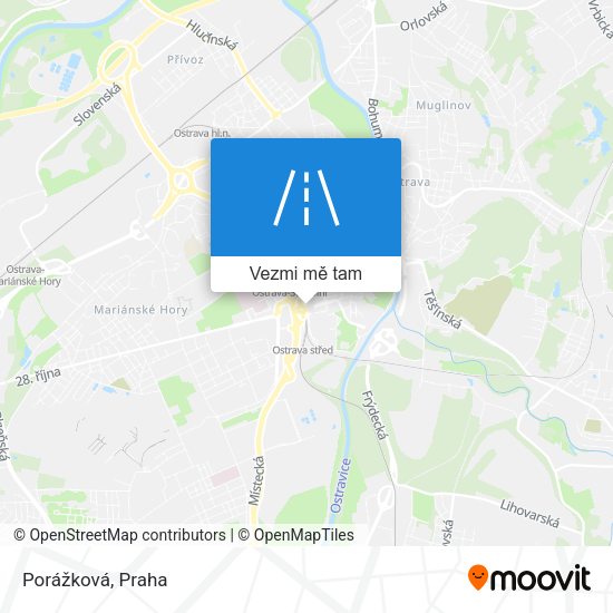 Porážková mapa