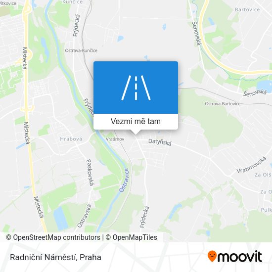 Radniční Náměstí mapa