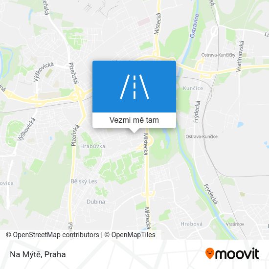 Na Mýtě mapa