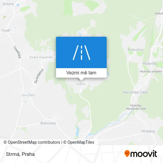 Strmá mapa