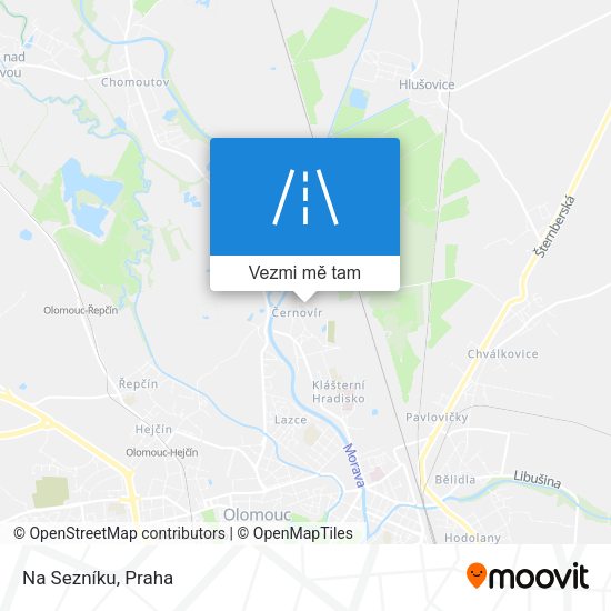 Na Sezníku mapa